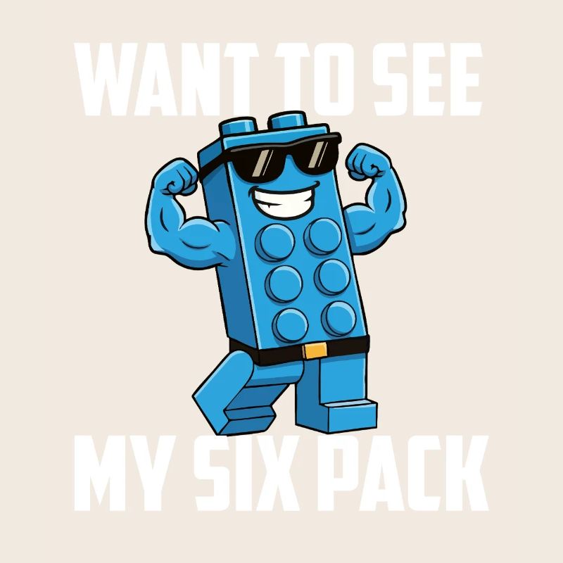 Willst du meinen Sixpack Brick Builder Block sehen 