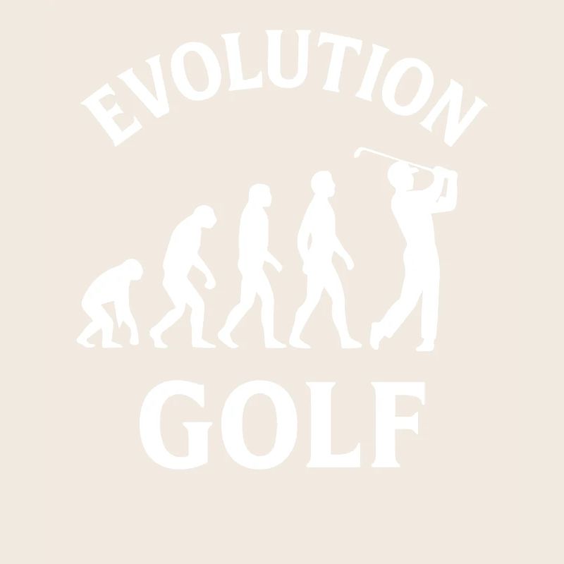 Evolution Golf Lustiges Golfdesign