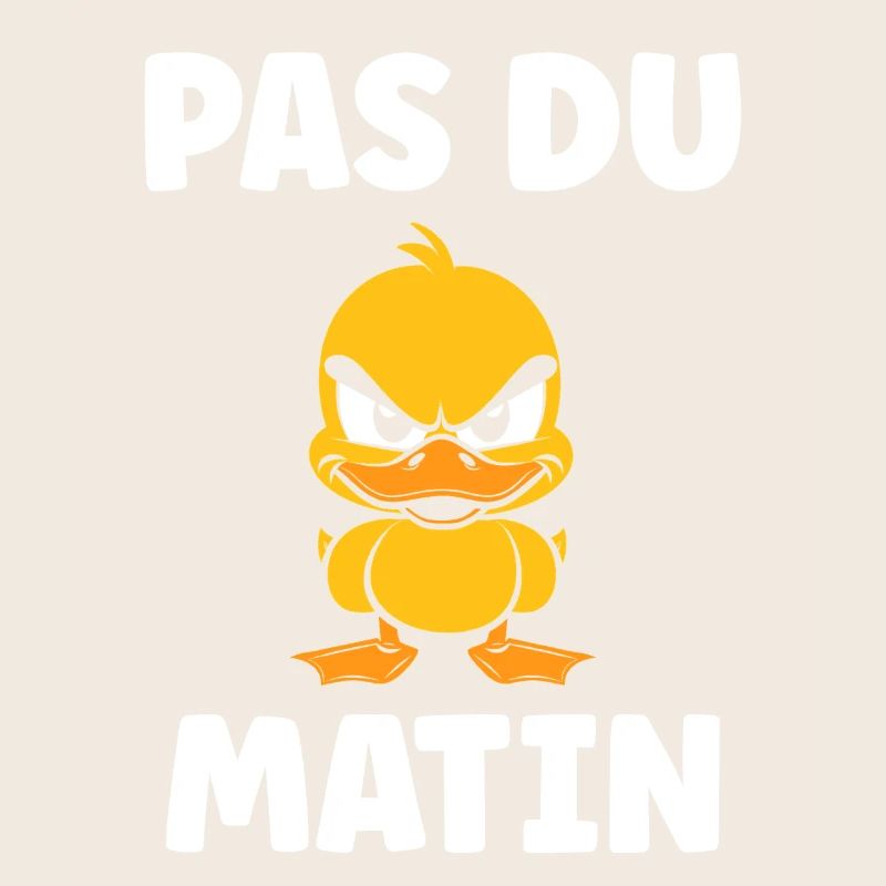 Grumpy Duck Not a Morning Man