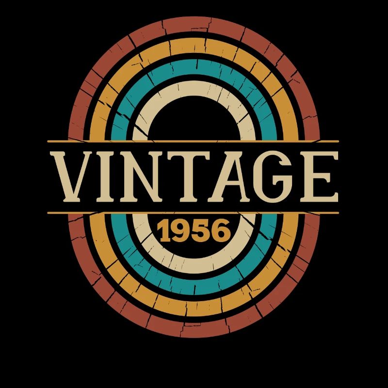 Vintage Geburtstagsgeschenk 1956 Retro Geboren 1956