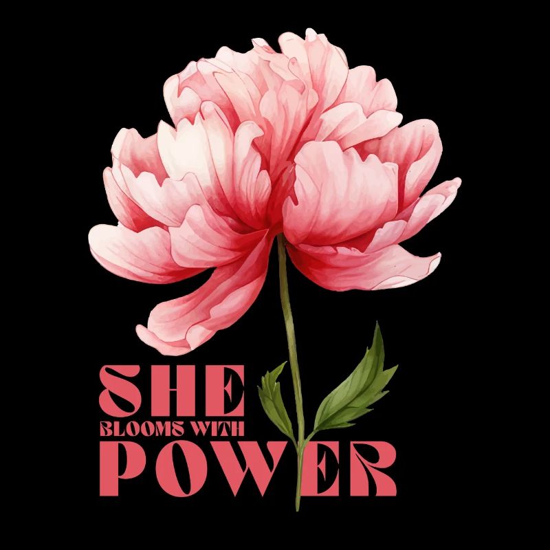 She Blooms With Power