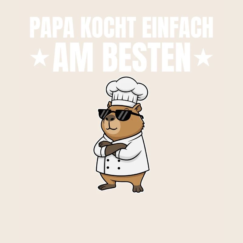 Dad Cooks Best - Capybara Chef