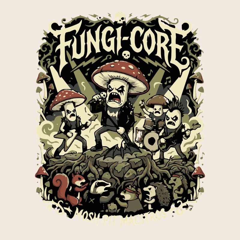 Fungi Core Mosh Pit Maestros Mushroom Metal