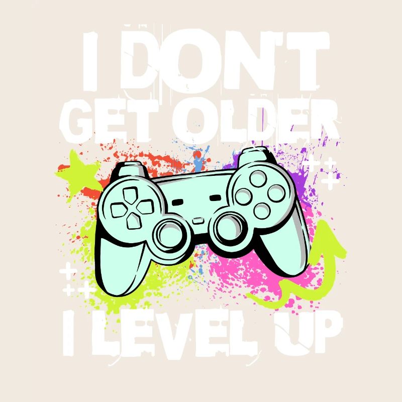 I Level Up Instead of Getting Older – Controller Motif