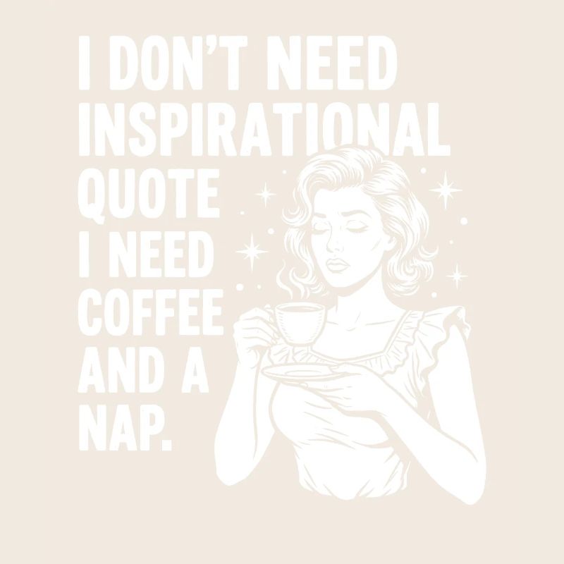 Echte Kaffeeliebe Nickerchen Statement