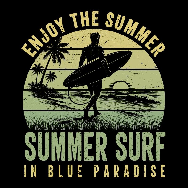 Enjoy the Summer Summer Surf In Blue Paradise