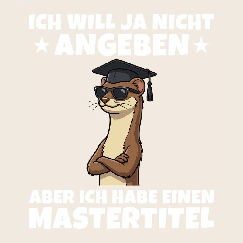 Mastertitel geschafft Wiesel Studium Abschluss