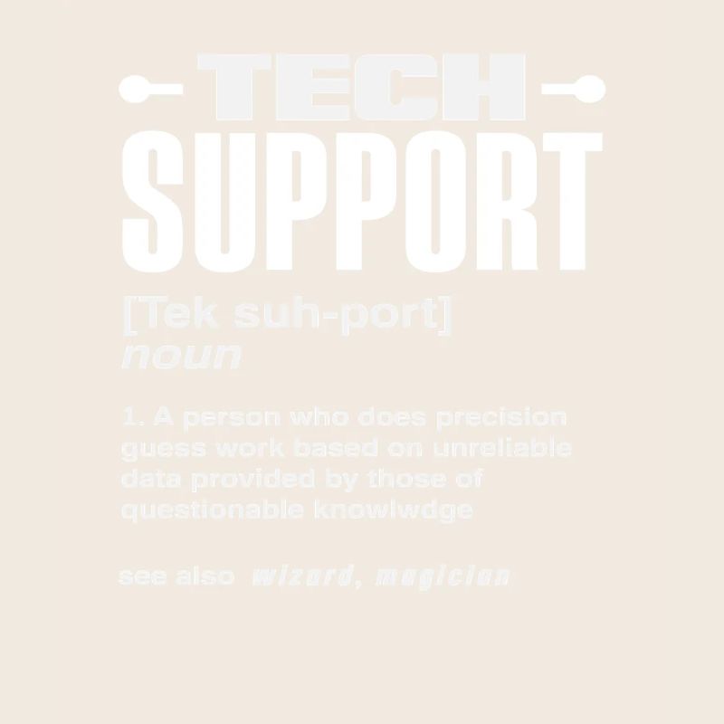 Funny Tech Support Definition Magician IT