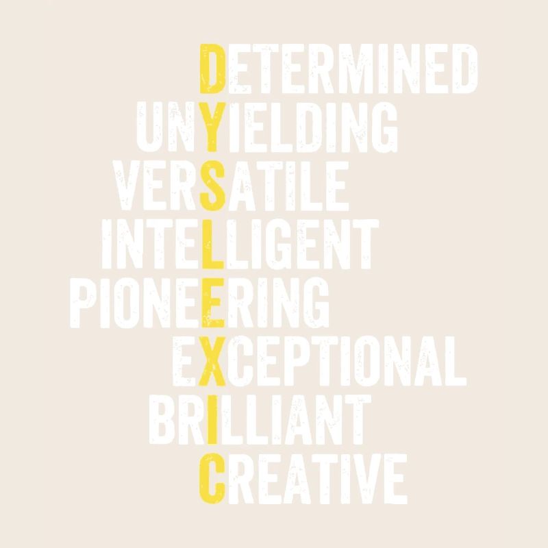 Yellow Accent Adjective Stack