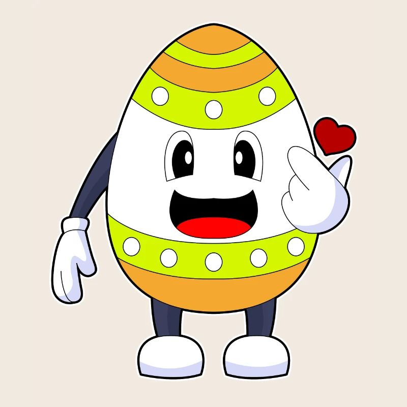 Oeuf de Pâques lapin