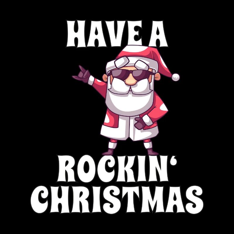 Rockiger Weihnachtsmann