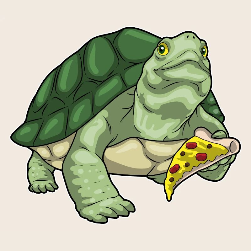 Pizza à la tortue