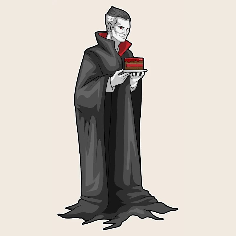 Vampire Halloween Cake