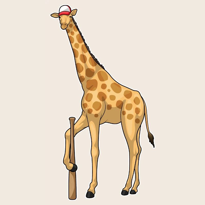 Batte de baseball girafe