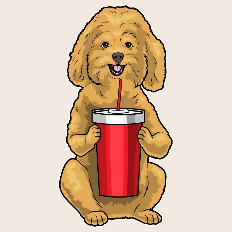 Pudel Becher