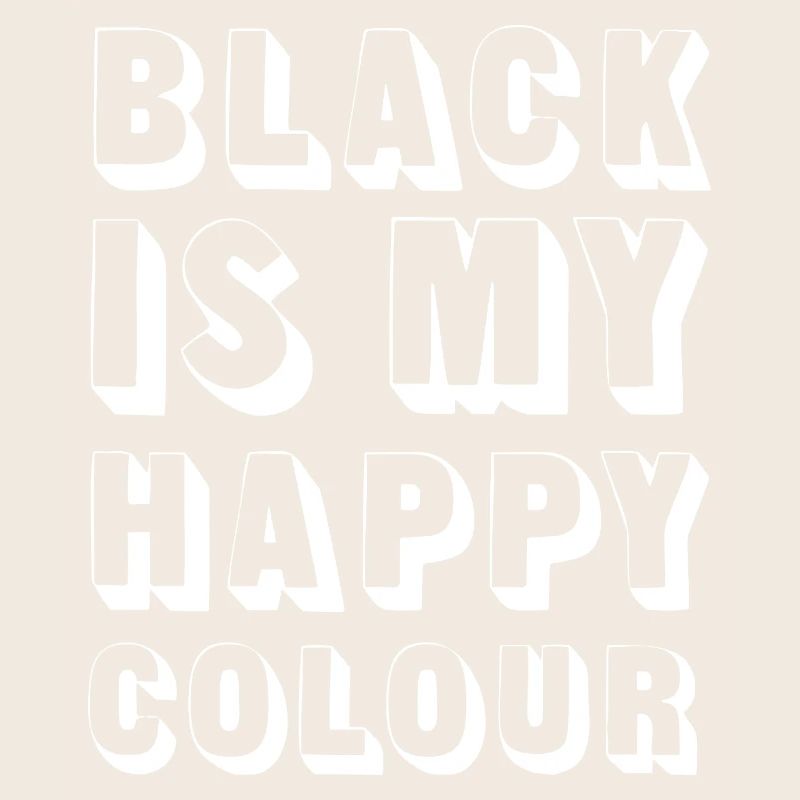 Le noir est ma couleur joyeuse