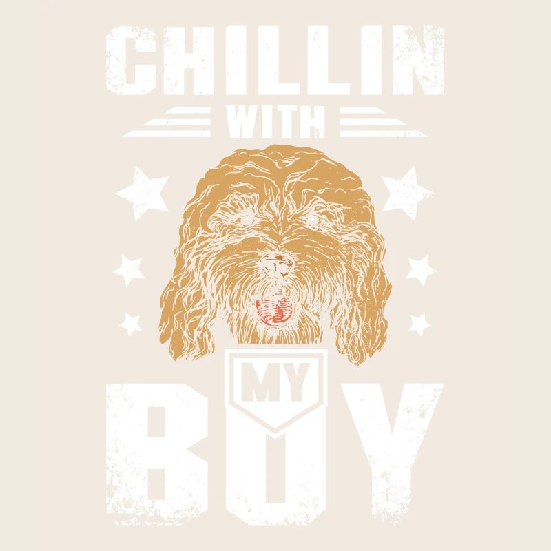 chillin avec mon garçon cockapoo