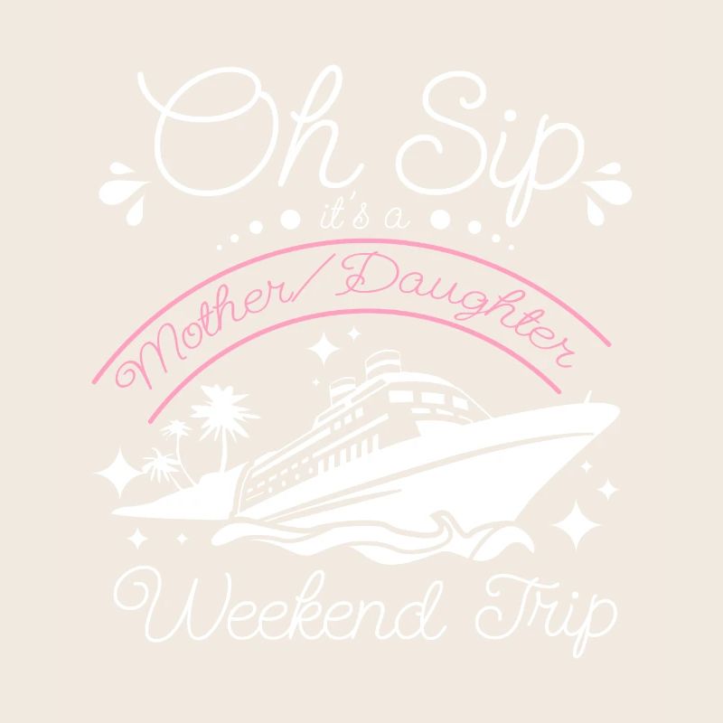 Oh gorgée, c’est un week-end de croisière mère-fille