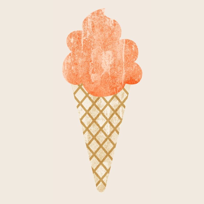 Eis Sommer Waffel Softeis Eiscreme süß fruchtig