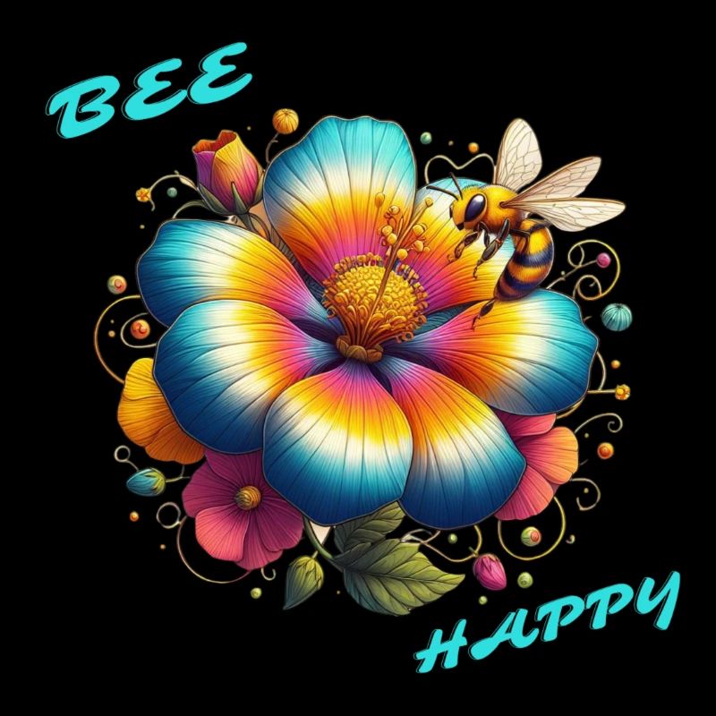 Abeille heureuse