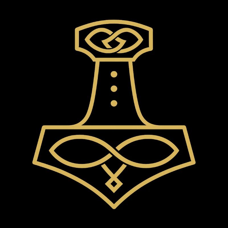 Marteau de Thor Mjölnir – Noble symbole nordique