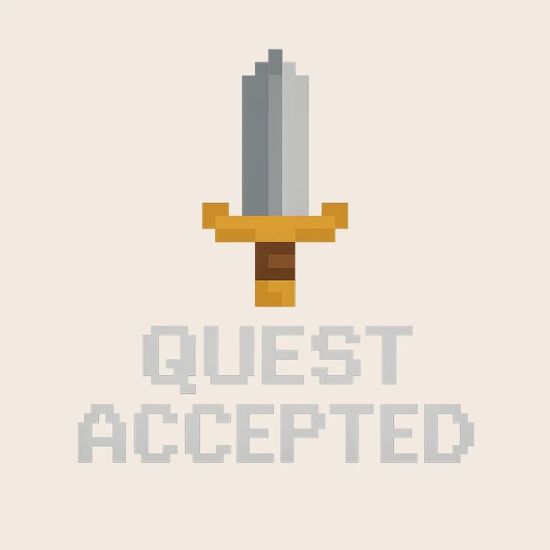 Quest akzeptiertes Pixelschwert