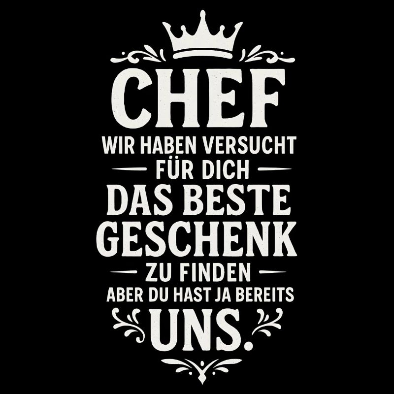 Chef beste Geschenk Mitarbeiter Büro