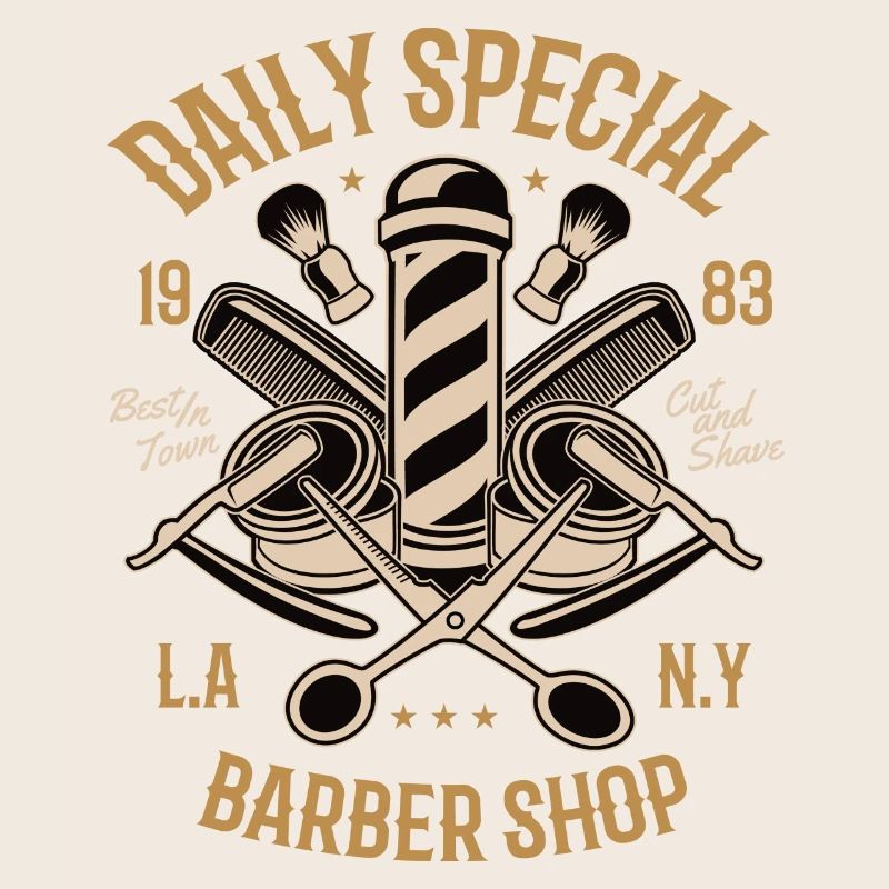 Barber Shop Barbier Bartscherer Rasur Bart Mann