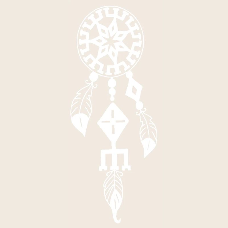Attrape-rêve blanc