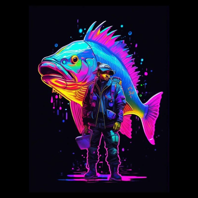 Big neon Fish
