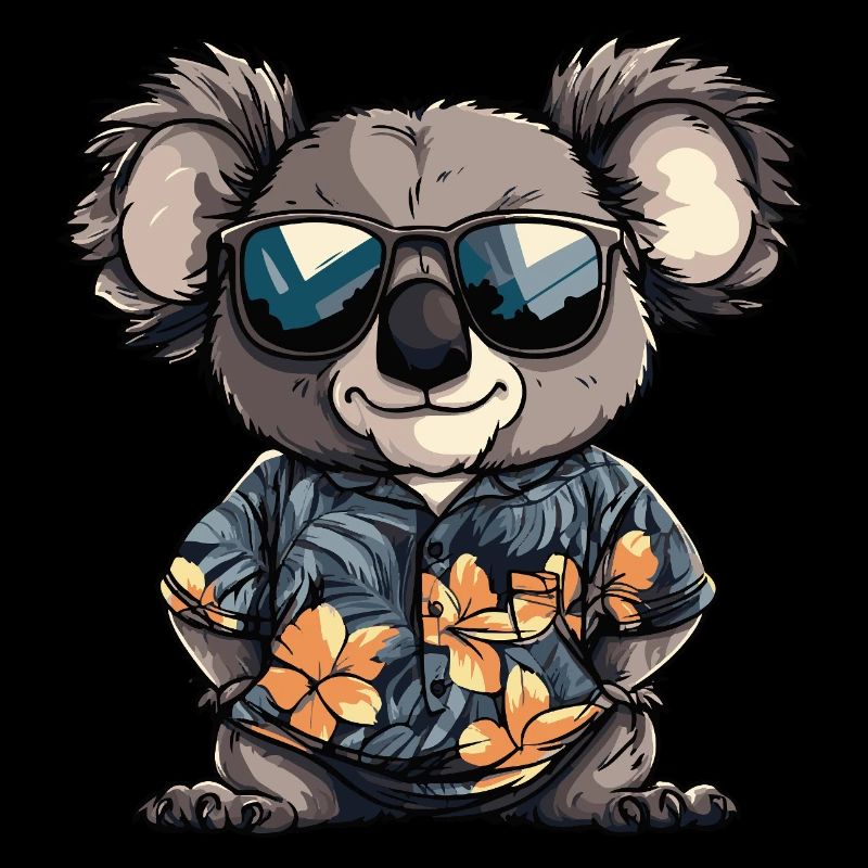 Koala Comic Cool Sommer