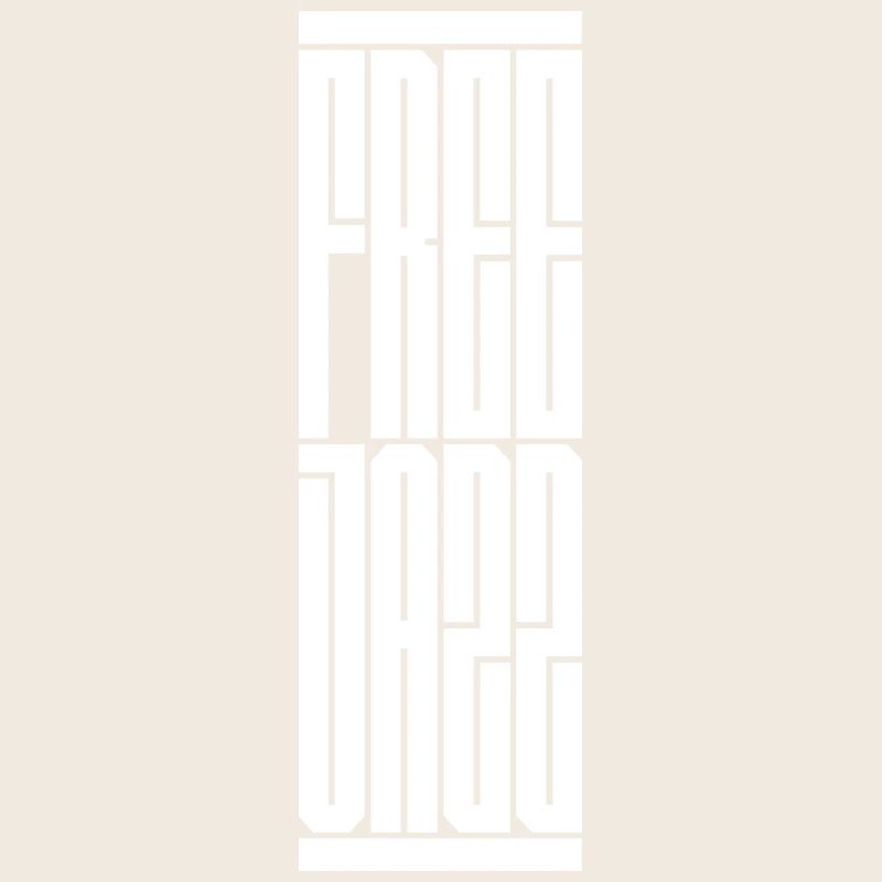 Conception typographique de jazz libre. Cadeau idéal pour le moderne
