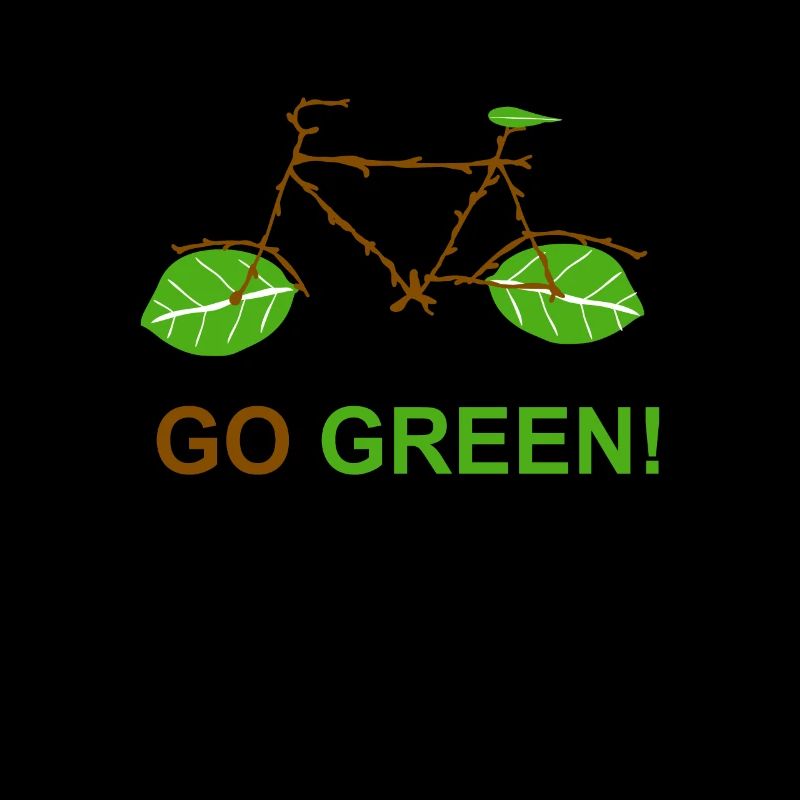 Go Green environmental protection climate protection bicycle environment