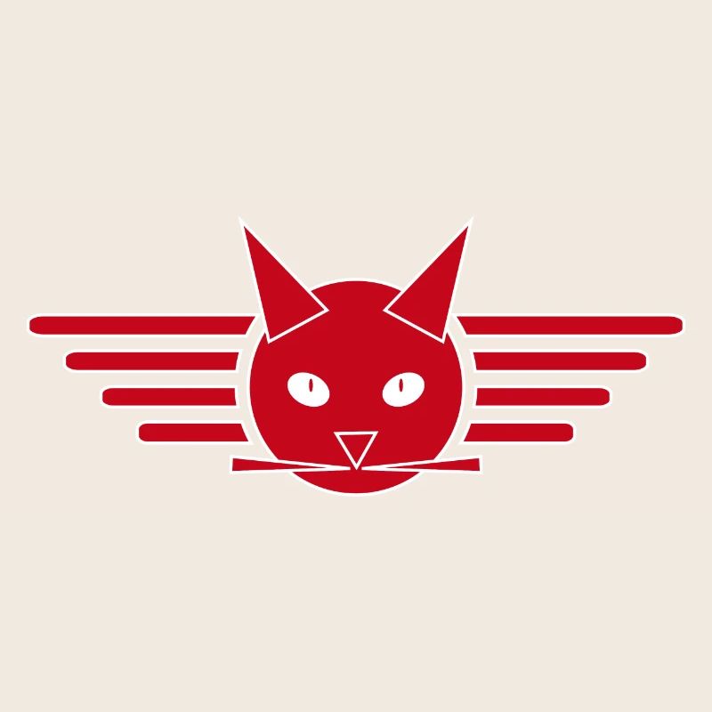 Conception créative de t-shirt Ailes de chat