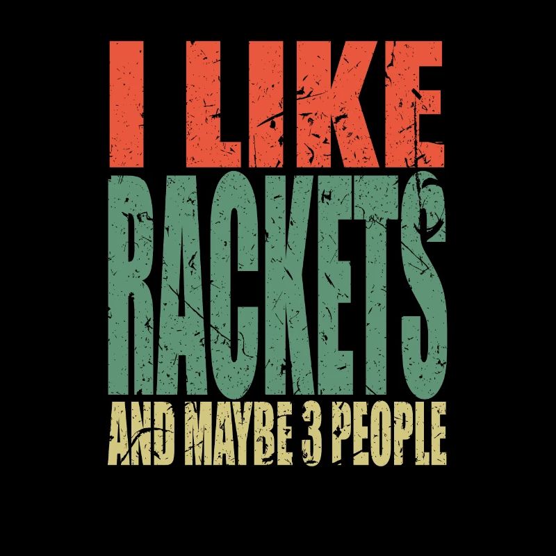 Rackets Spruch lustig