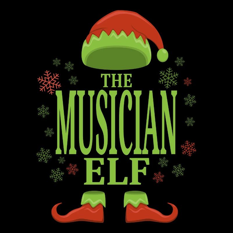 Musicien elfe de Noël