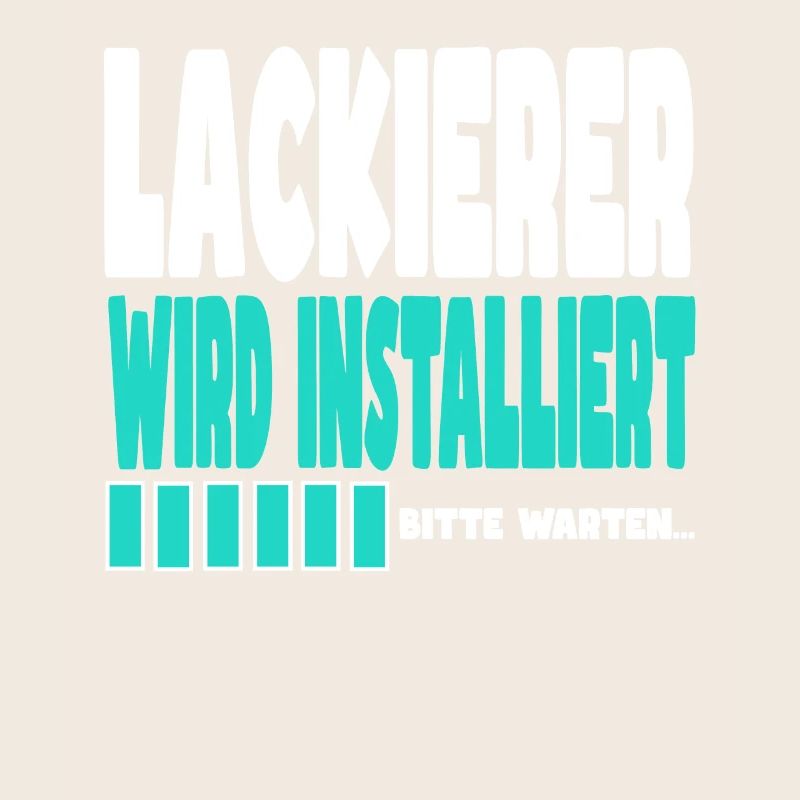 Lackierer wird installiert