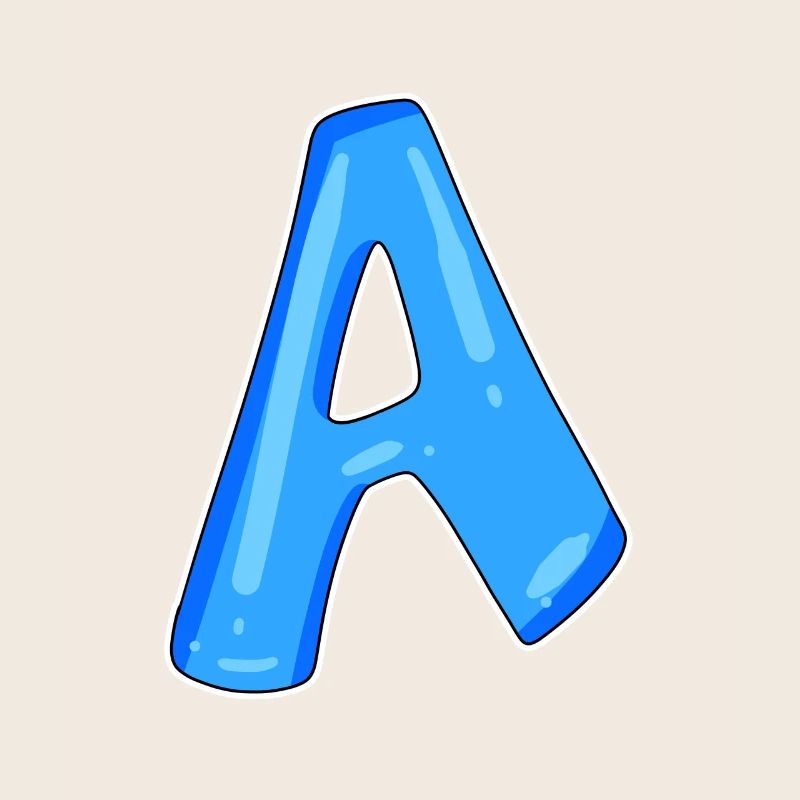 Buchstabe A Anfangsbuchstabe