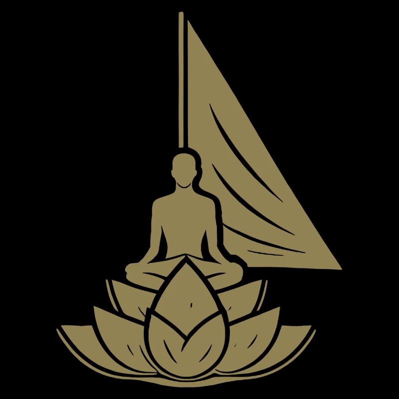 Meditation Segelboot Lotus Innerer Frieden