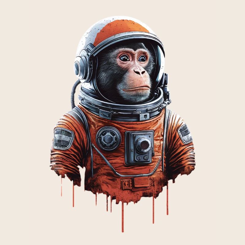 Space Adventure with Astronaut Monkey