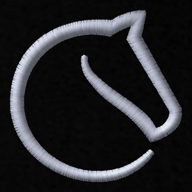 embroidered lichess logo