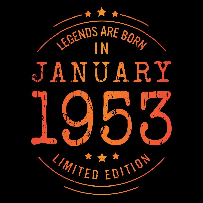 Anniversaire Janvier 1953 Edition Limitée Millésime