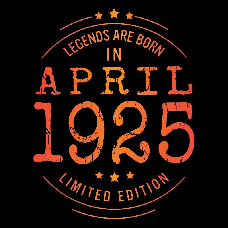 Anniversaire Avril 1925 Edition Limitée Millésime