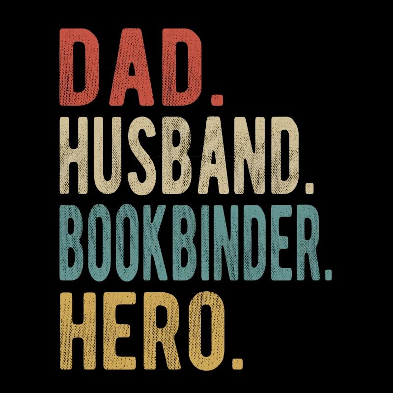 Buchbinder Papa Ehemann Held