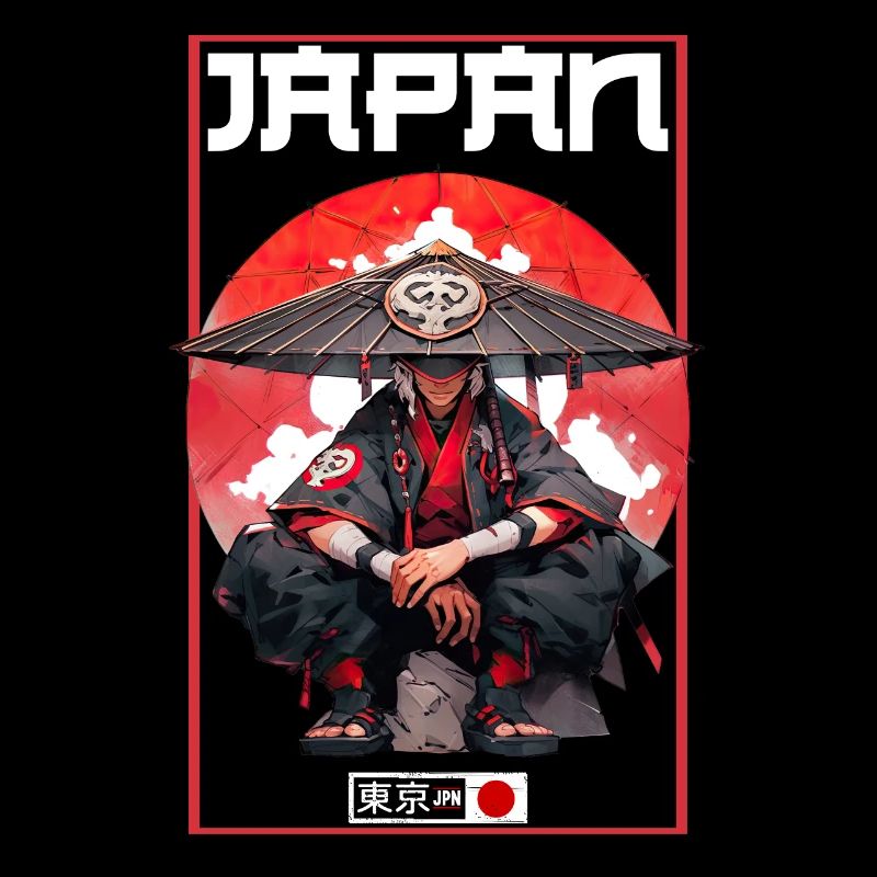 Asia 80s Japanese Retro Samurai Samurai