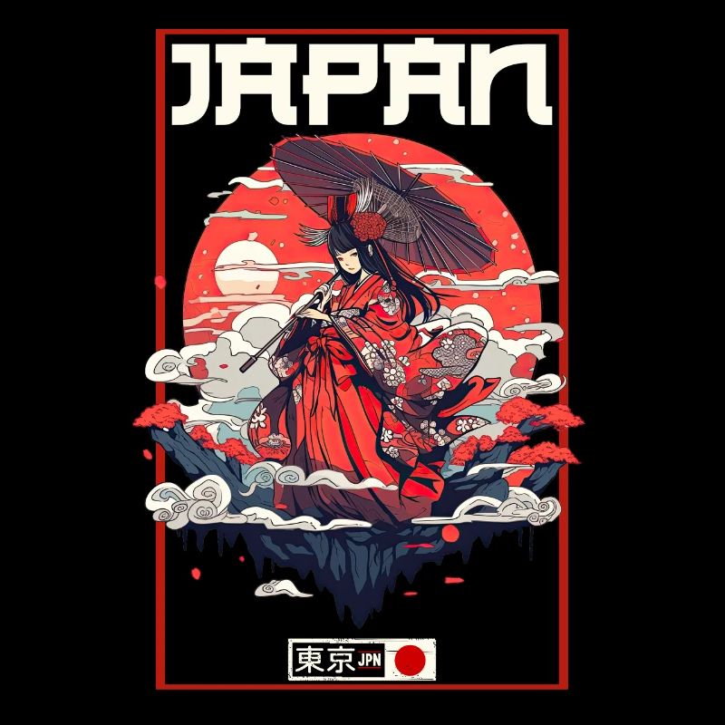 Asia 80s Japanese Retro Samurai Samurai