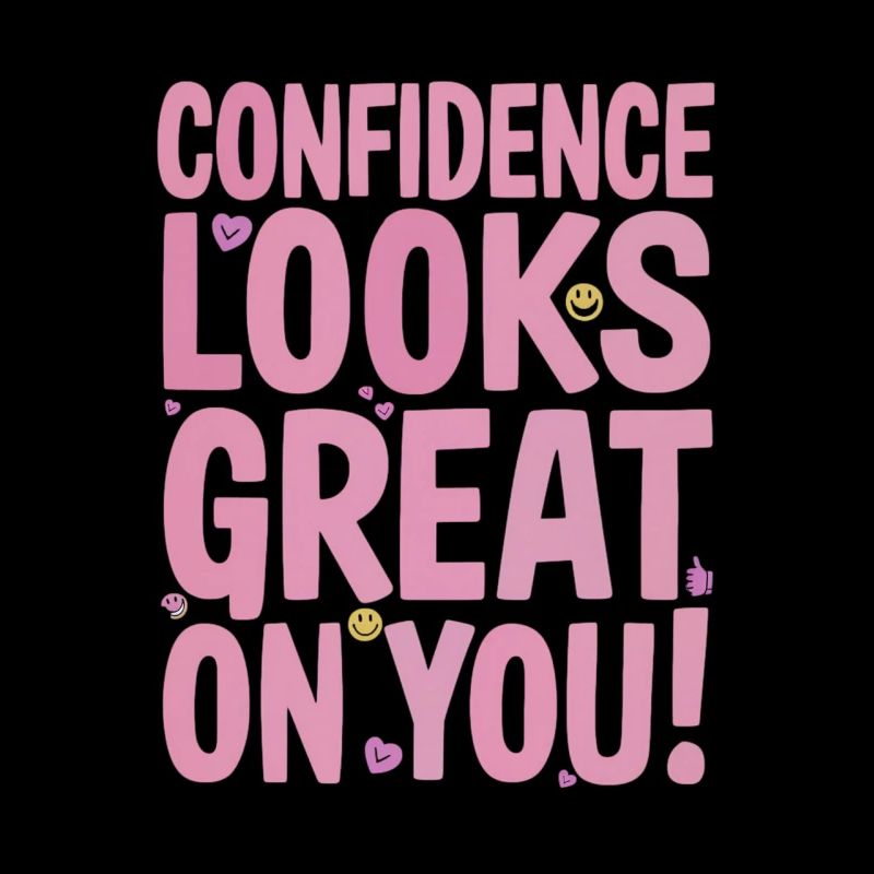 Self-confidence suits you very well