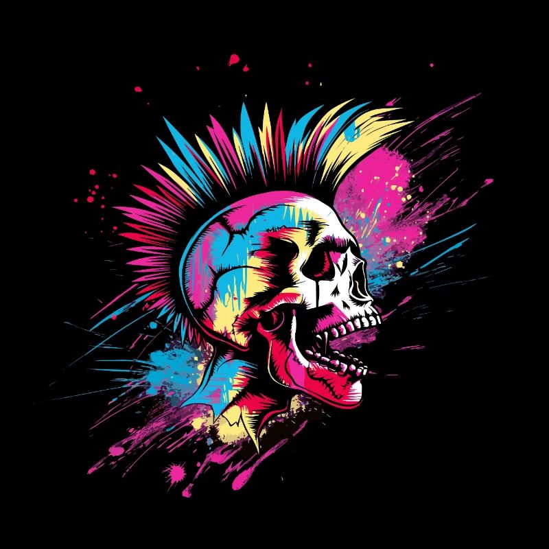 Punk Zombie Mohawk
