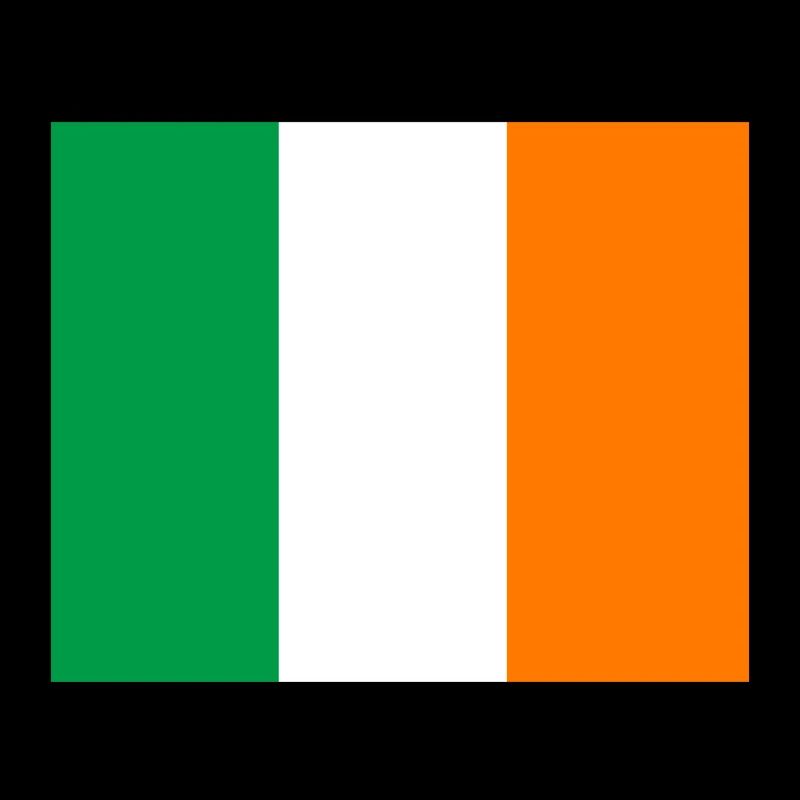Masque d'Irlande drapeau visage drapeau irlandais