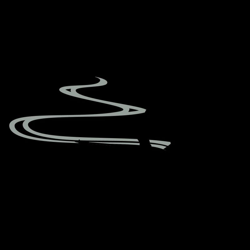 Skifahrer Spur